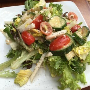 Gluten-free house salad from Zolo Grill